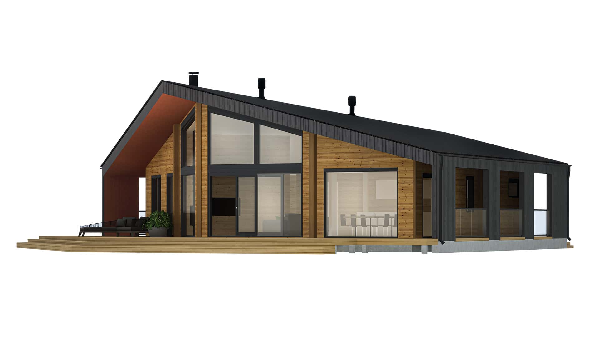 Дом из бруса 17×14 м Дом из бруса 17×14 м